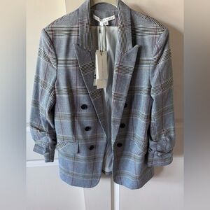 Veronica Beard Beacon Dickey Jacket 12. New . Blue Multi.